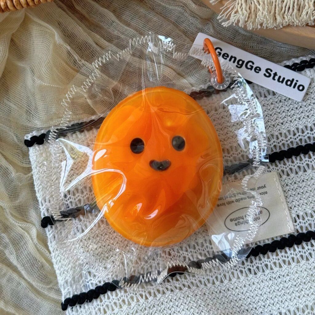 154217 GengGe Studio Smiling Egg Cake - Single (Thick Cream Clay Texture Series) / GengGe Studio 微笑蛋仔(单个)(厚奶油泥触感系列)