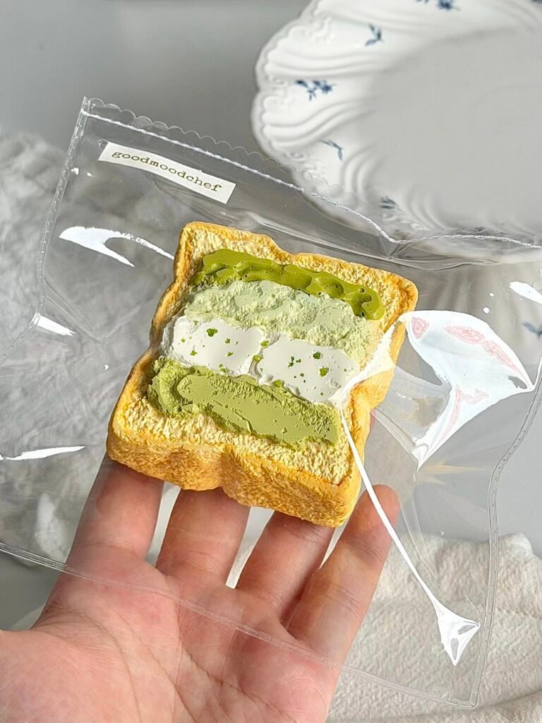 7018 Good Mood Chef Longjing Four-Color Toast (Cream Paste Clay Texture Series) / Good Mood Chef 龙井四色吐司（乳膏泥触感系列）