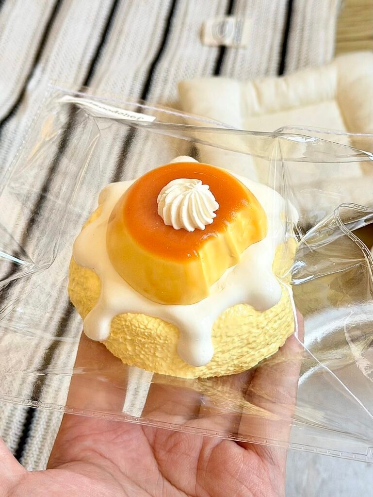 7020 Good Mood Chef Egg Pudding Round Cake (Cream Paste Clay Texture Series) / Good Mood Chef 鸡蛋布丁圆蛋糕（乳膏泥触感系列）