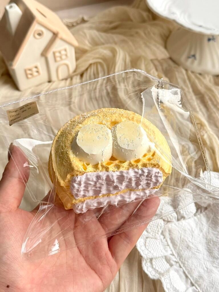 7026 Good Mood Chef Taro Soy Milk Wheel Cake (Cream Paste Clay Texture Series) / Good Mood Chef 芋泥豆乳车轮饼（乳膏泥触感系列）