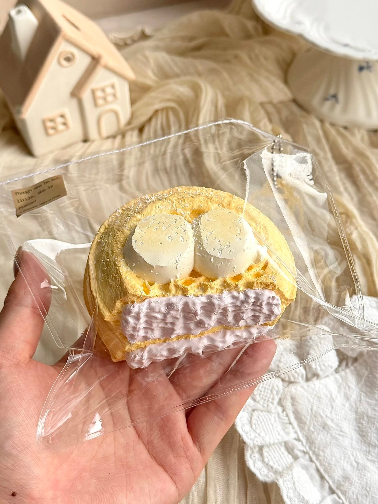 7026 Good Mood Chef Taro Soy Milk Wheel Cake (Cream Paste Clay Texture Series) / Good Mood Chef 芋泥豆乳车轮饼(乳膏泥触感系列)
