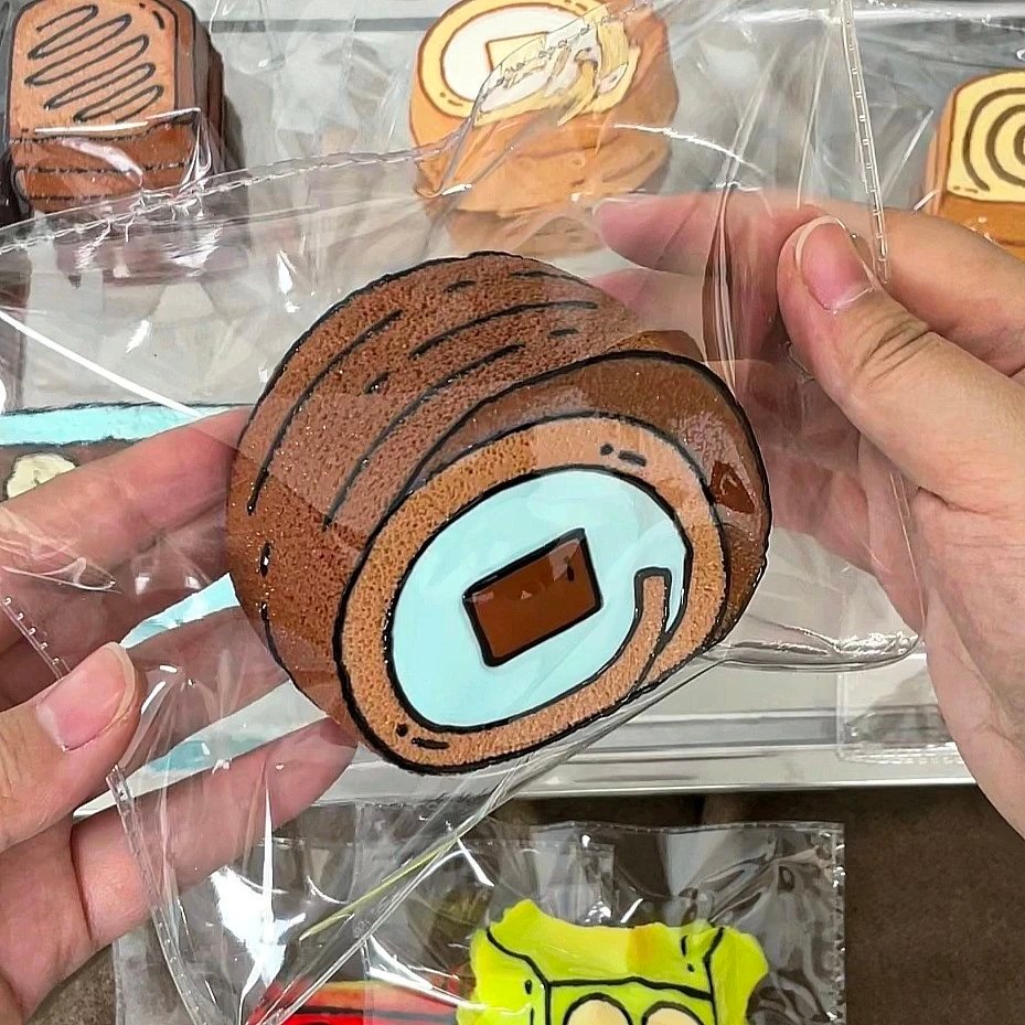 204011 GO UP Chocolate Swiss Roll (Dry Milk Cream Texture Series) / GO UP捏捏 巧克力瑞士卷（干奶膏触感系列）