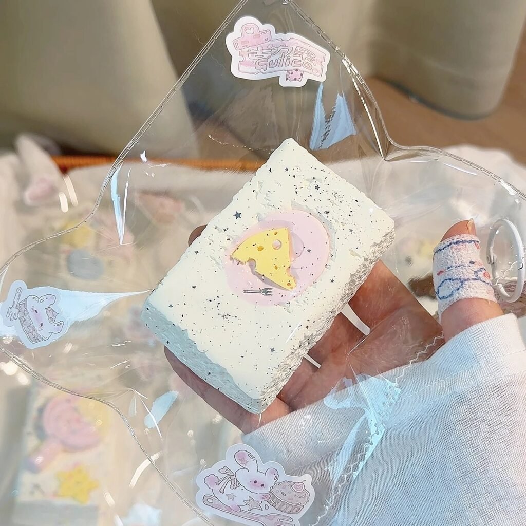 459002 Gulico Cheese Berry Toast (Face Cream Clay Texture Series) / 古力果Gulico 芝士莓吐司（面霜泥触感系列）