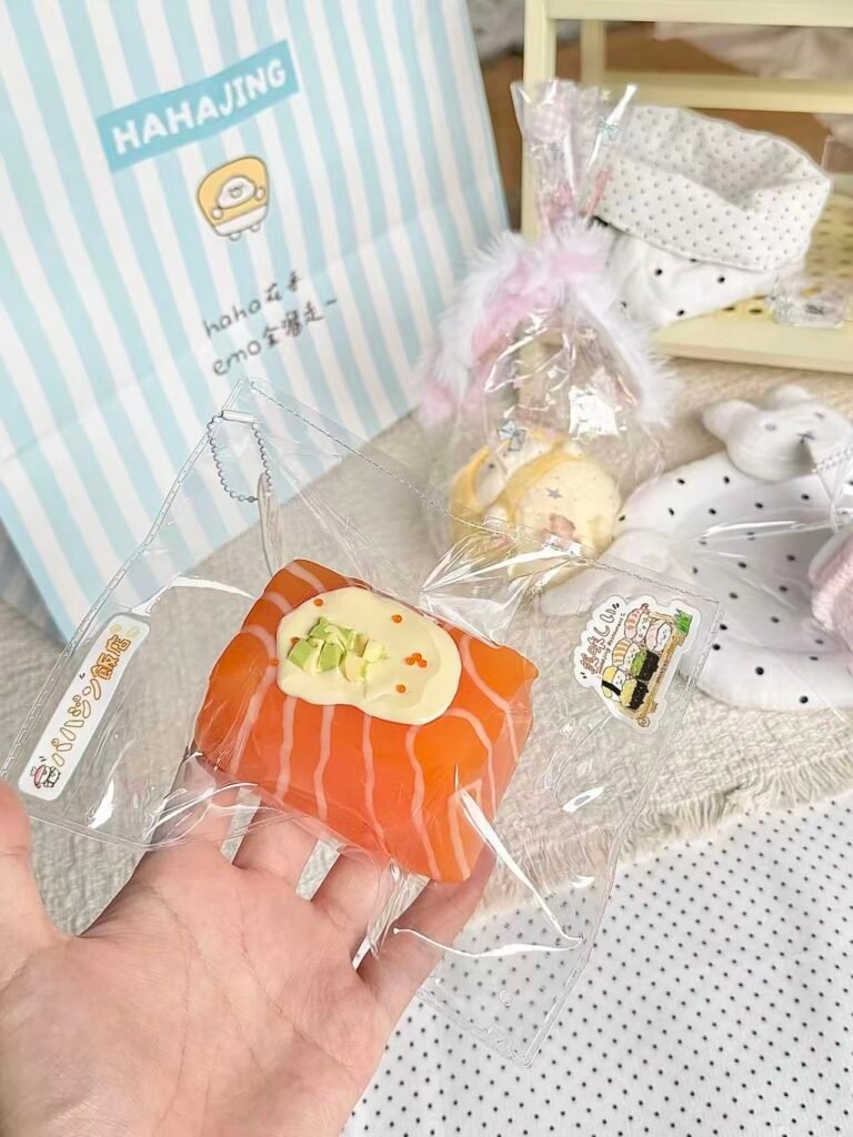 278075 Haha Jing Nienie Second Shop Salmon Mayonnaise (Hard Cheese Texture Series) / 哈哈静捏捏二店 三文鱼美乃滋（硬奶酪触感系列）