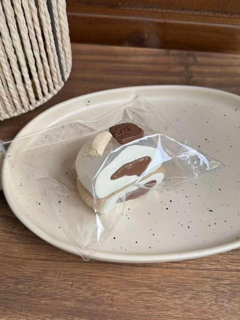 347027 Happy Hamburger Double-Layer Caramel Lava Mochi (Soft Clay Texture Series) / 开心汉堡包 双层焦糖留心麻薯（软黏土触感系列）