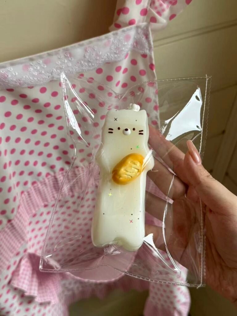 347030 Happy Hamburger Chef Cat Bar (Soft Clay Texture Series) / 开心汉堡包 大厨猫猫条(软黏土触感系列)
