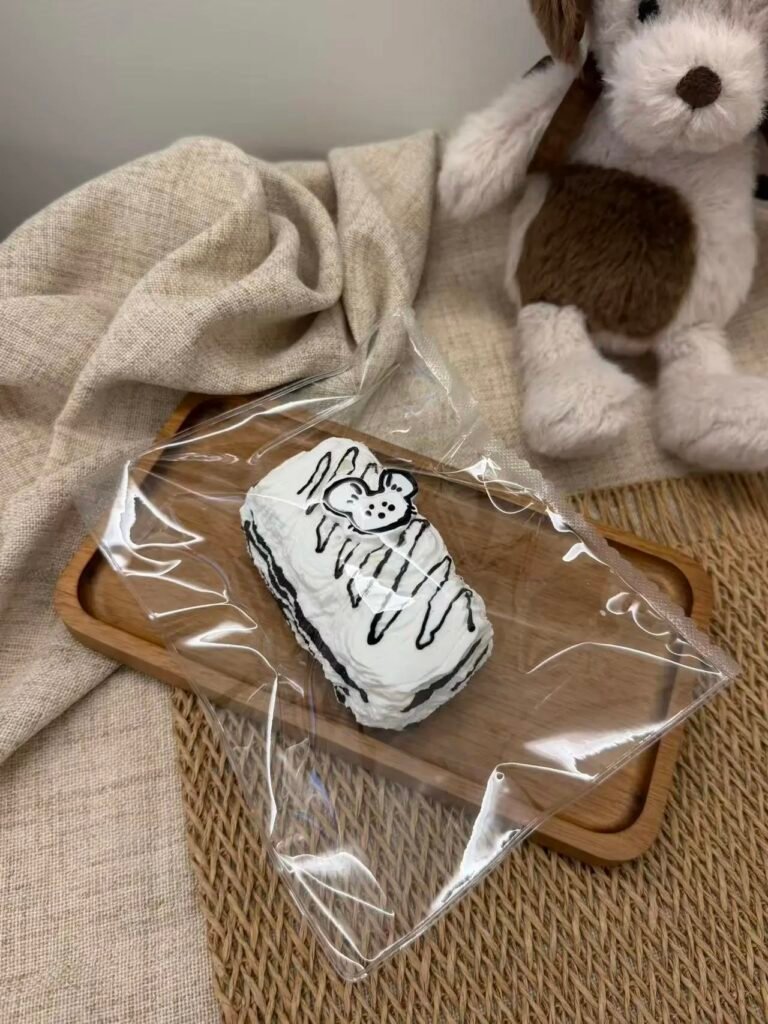 21069 Heqiqi Black Tiger-Stripe Mouse Bread (Soft Cream Clay Texture Series) / 禾七七 黑虎皮鼠鼠面包（软奶油触感系列）