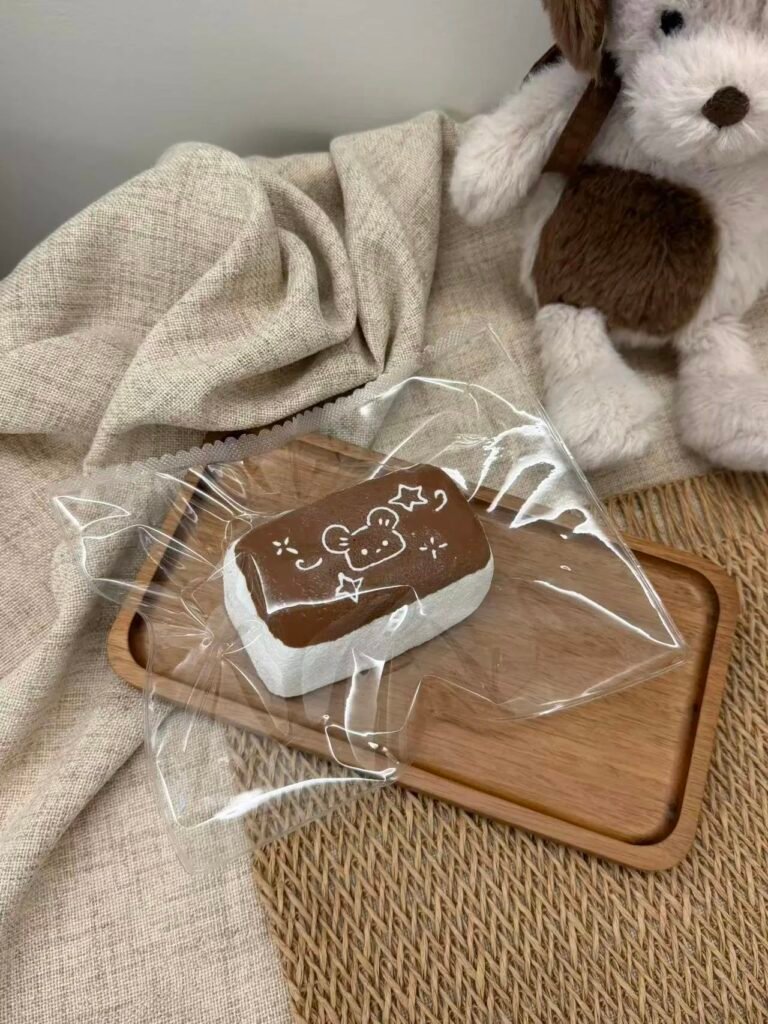 21073 Heqiqi Chocolate Mouse Square Brick (Clay Texture Series) / 禾七七 巧克力小鼠方砖（粘土泥触感系列）