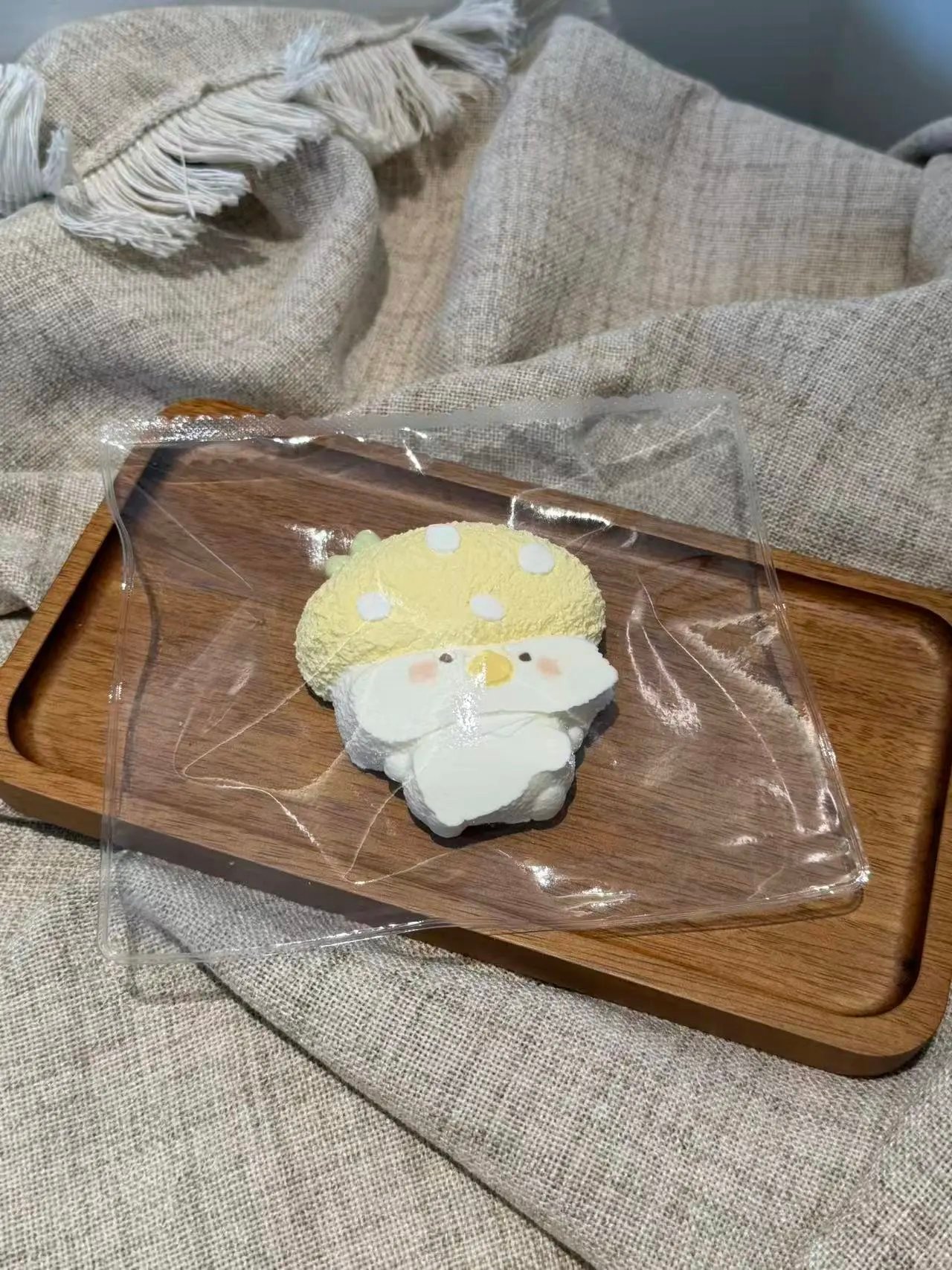 21085 Heqiqi Mushroom Duck (Soft Cream Clay Texture Series) / 禾七七 蘑菇小鸭(软奶油触感系列)