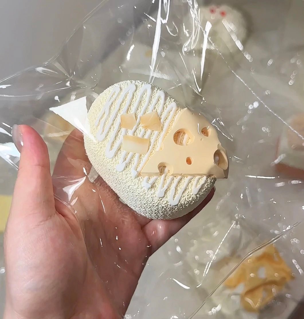 475006 Jiongjiong Jiang Coconut Senbei (Dry Glutinous Cream Paste Clay Texture Series) / 囧囧酱 椰子仙贝(干糯乳膏泥触感系列)