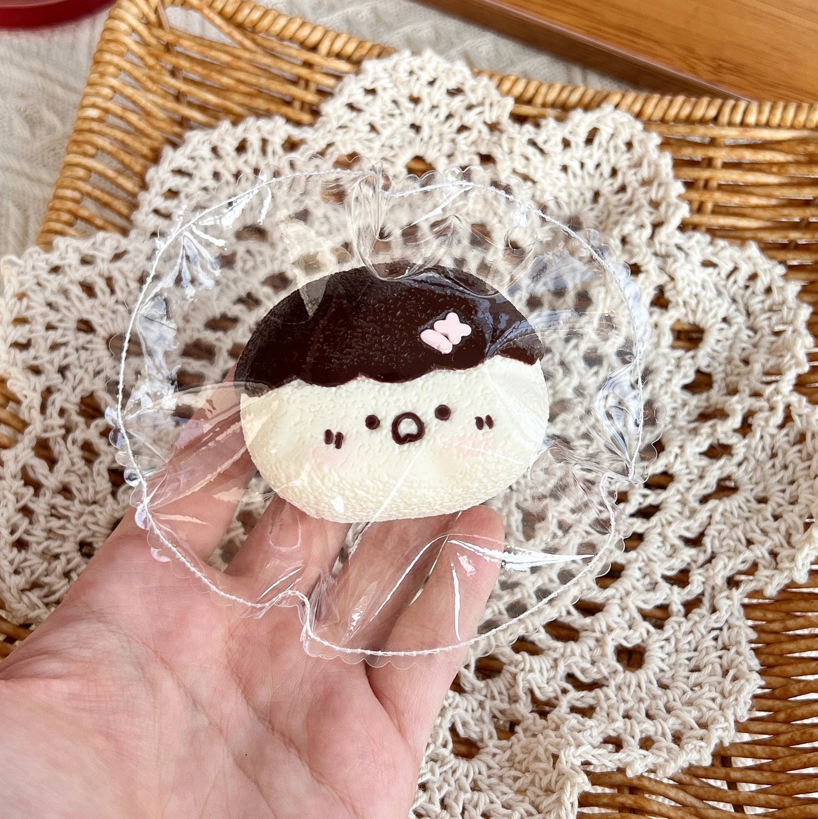 89104 Kaka Jiang Squishy Blunt Bangs Dumpling - Mini (Dry Cheese Clay Texture Series) / 咔咔酱捏捏 齐刘海团团(微缩款)(干奶酪触感系列)