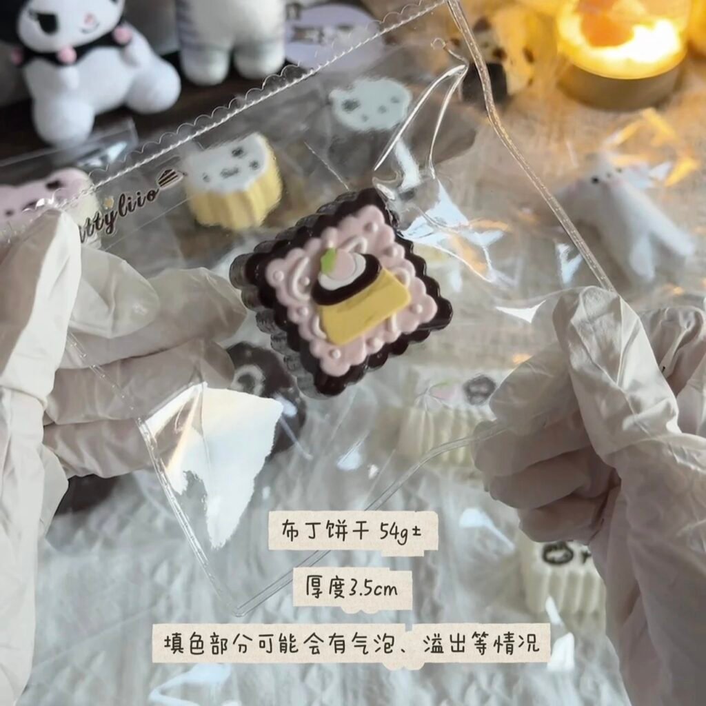 473010 Kittyliio Pudding Biscuit - Sugar-Powdered (Thick Milk 2.0 Texture Series) / Kittyliio 裹糖粉布丁饼干（厚乳2.0触感系列）