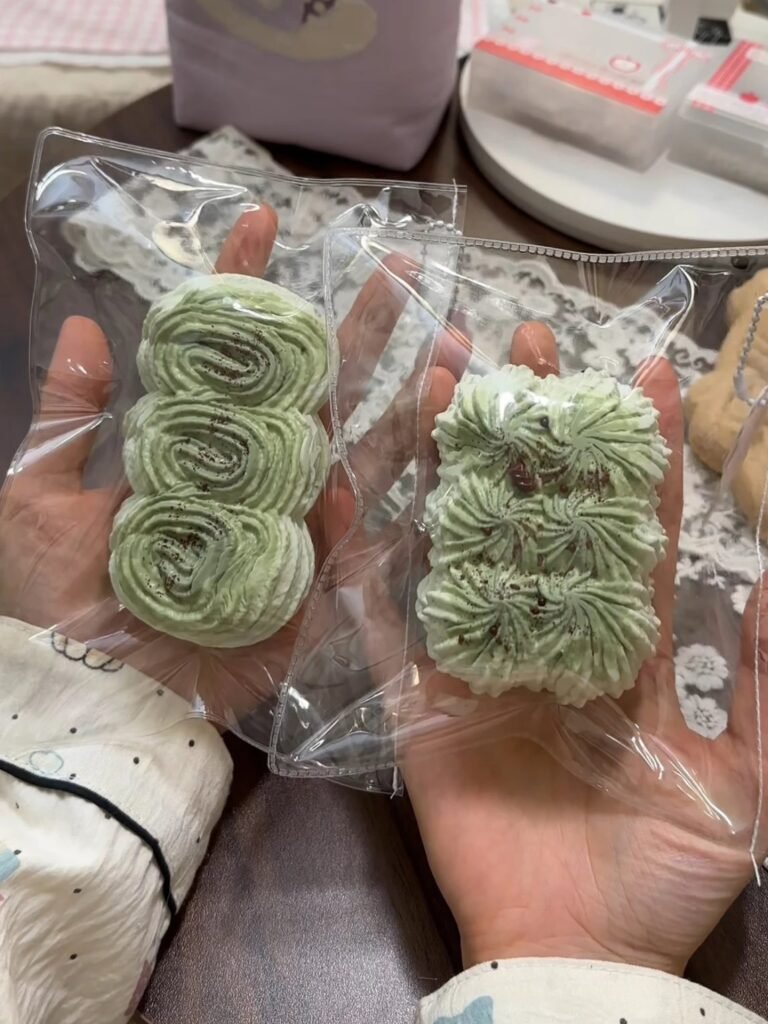 208009 Liyu 777 Squishy Matcha Chocolate Cream Bar (Cream Clay Texture Series) / 梨予777的捏 抹巧奶油条（奶油泥触感系列）