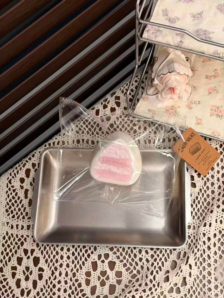 79033 LakeOfSolace Peach Ice Rice Dumpling (Sticky Clay Texture Series) / LakeOfSolace 蜜桃冰粽(黏糊泥触感系列)