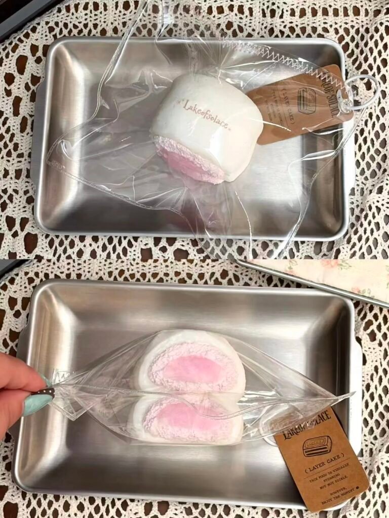 79034 LakeOfSolace Peach Snow Dango (Sticky Clay Texture Series) / LakeOfSolace 蜜桃雪团子(黏糊泥触感系列)