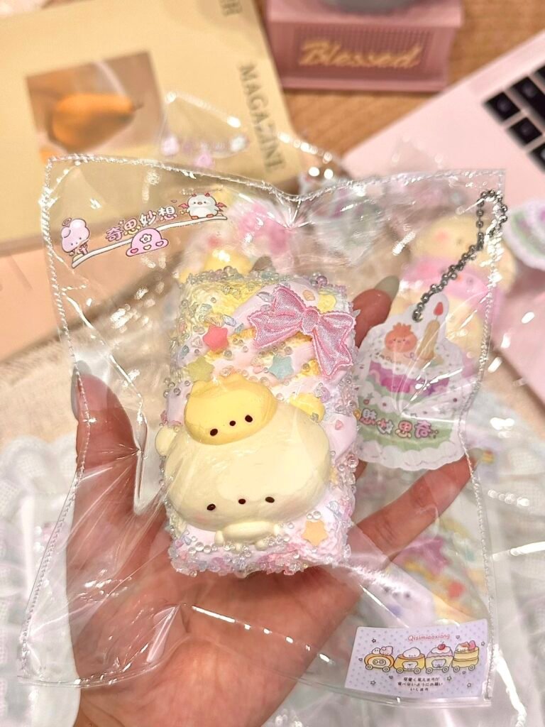 325006 Lanlan Studio Doudou Bear Short Toast (Cream Clay Texture Series) / Lanlan Studio 豆豆熊短吐司（奶油泥触感系列）