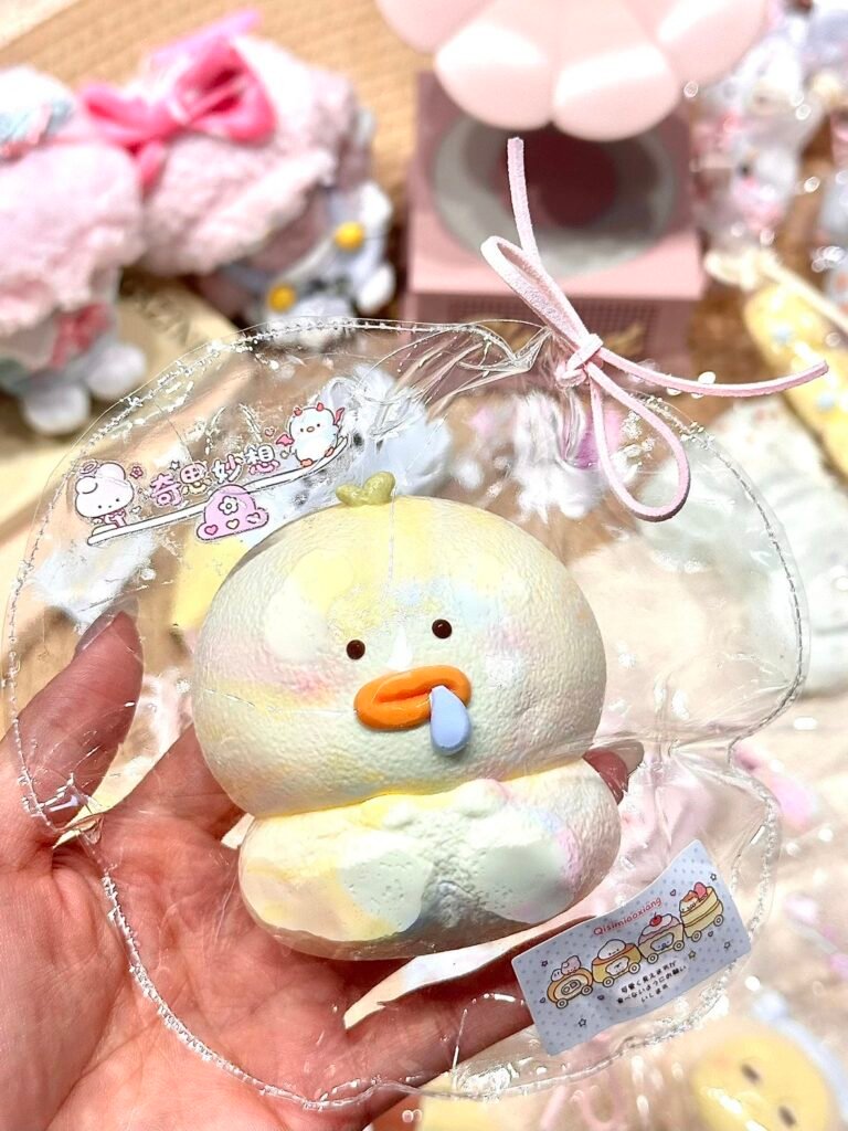 325035 Lanlan Studio Marbled Drooling Duck (Cream Clay Texture Series) / Lanlan Studio 晕染口水鸭（奶油泥触感系列）