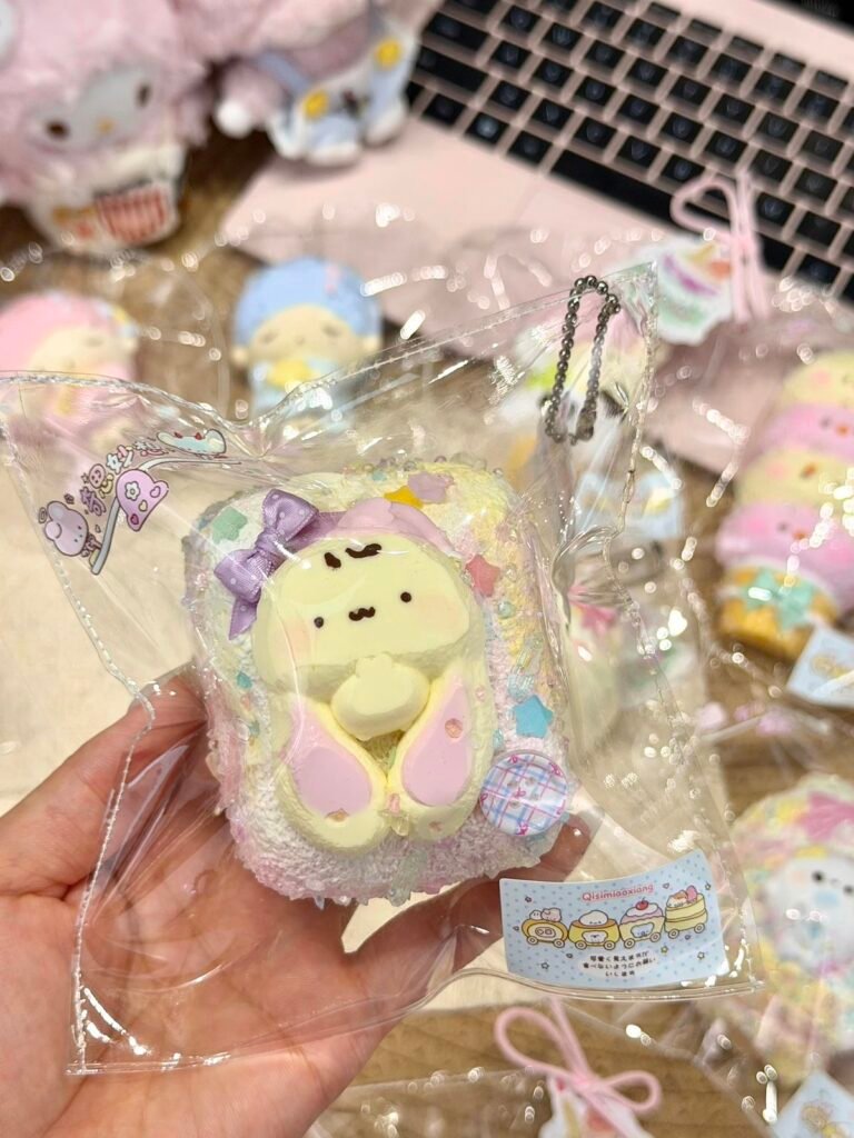 325038 Lanlan Studio Long-Eared Bunny Toast (Cream Clay Texture Series) / Lanlan Studio 长耳兔吐司（奶油泥触感系列）