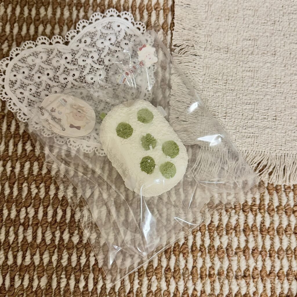 415015 Lucky Sheep Young Coconut Polka Dot Mini Senbei (Milk Cake Clay Texture Series) / 幸运羊 青椰波点小仙贝(奶糕泥触感系列)