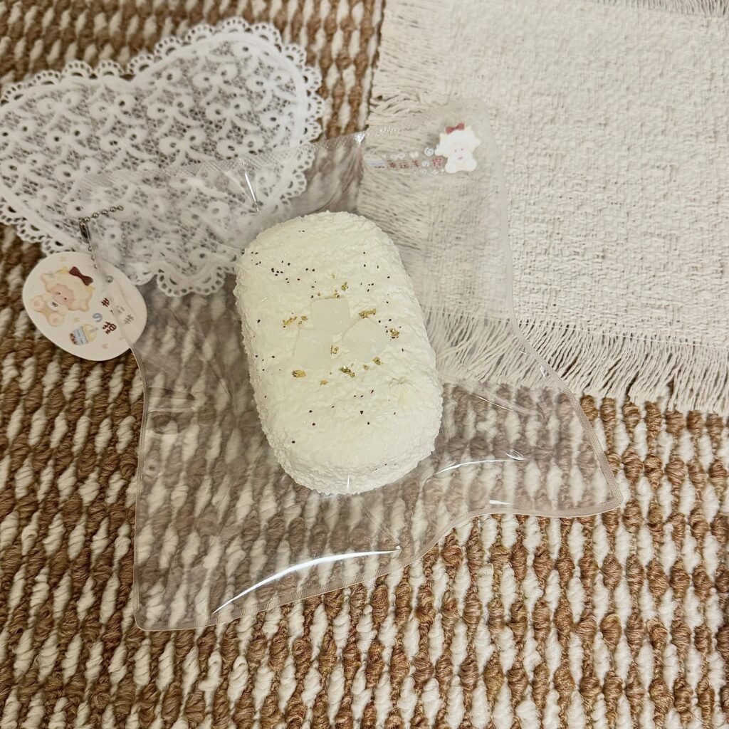 415016 Lucky Sheep Gold Leaf Coconut Jelly Senbei (Milk Cake Clay Texture Series) / 幸运羊 金箔椰果仙贝(奶糕泥触感系列)
