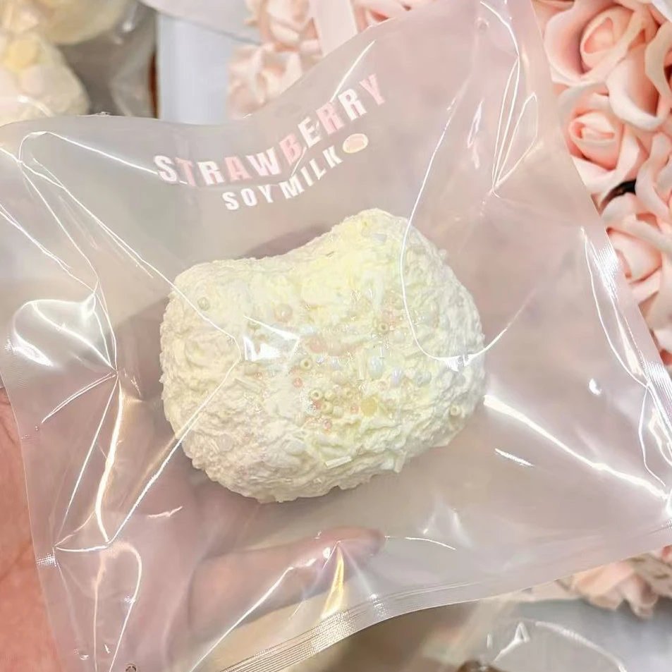 113024 Linli Grape Flocked Cat Head (Cheese Clay Texture Series) / 林里葡萄 毛绒猫头（乳酪泥触感系列）