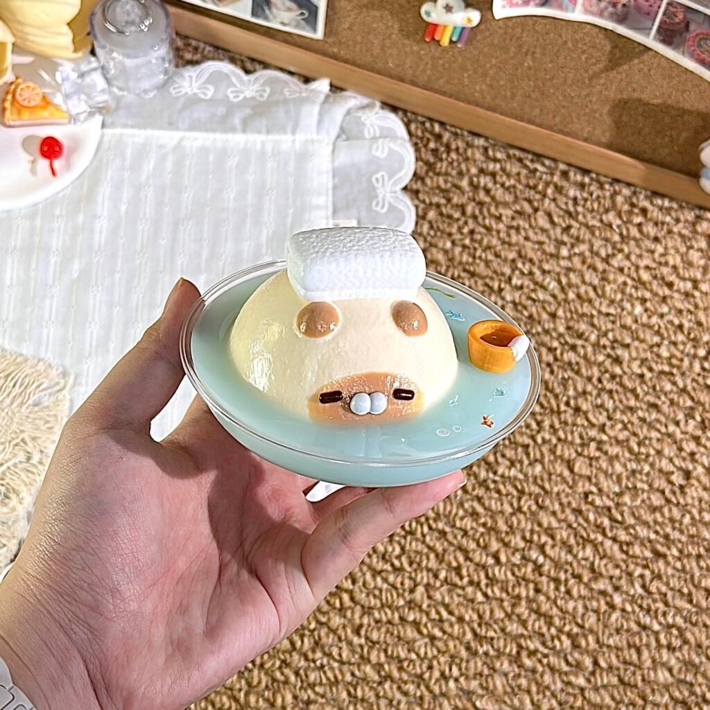 83044 Lxx Fairyland Siamese Cat in Hot Spring (Cotton Cream Texture Series) / Lxx捏捏fairyland 暹罗猫泡温泉中（绵奶油触感系列）