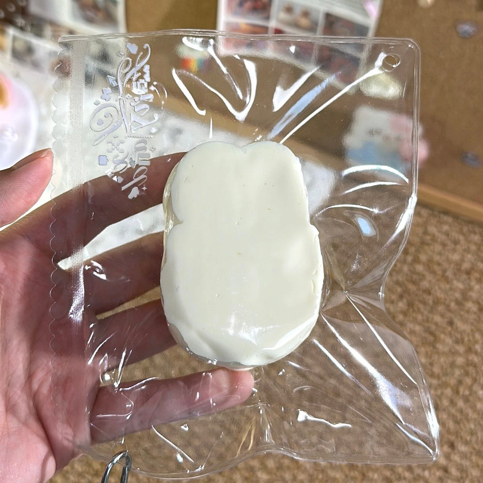 83058 Lxx Fairyland Calico Cookie Kitty - Back Air Hole and Loose Flocking (Dry Cream Texture Series) / Lxx捏捏fairyland 三花饼干猫·背部气孔浮毛瑕疵(干奶油触感系列)