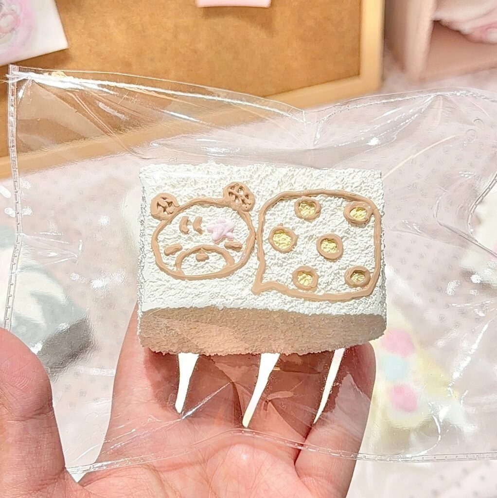 150024 LyingLamb Bear Speech Bubble Short Toast (Fluffy Cream Texture Series) / 躺躺小羊 小熊对话框短吐司（绵奶油触感系列）
