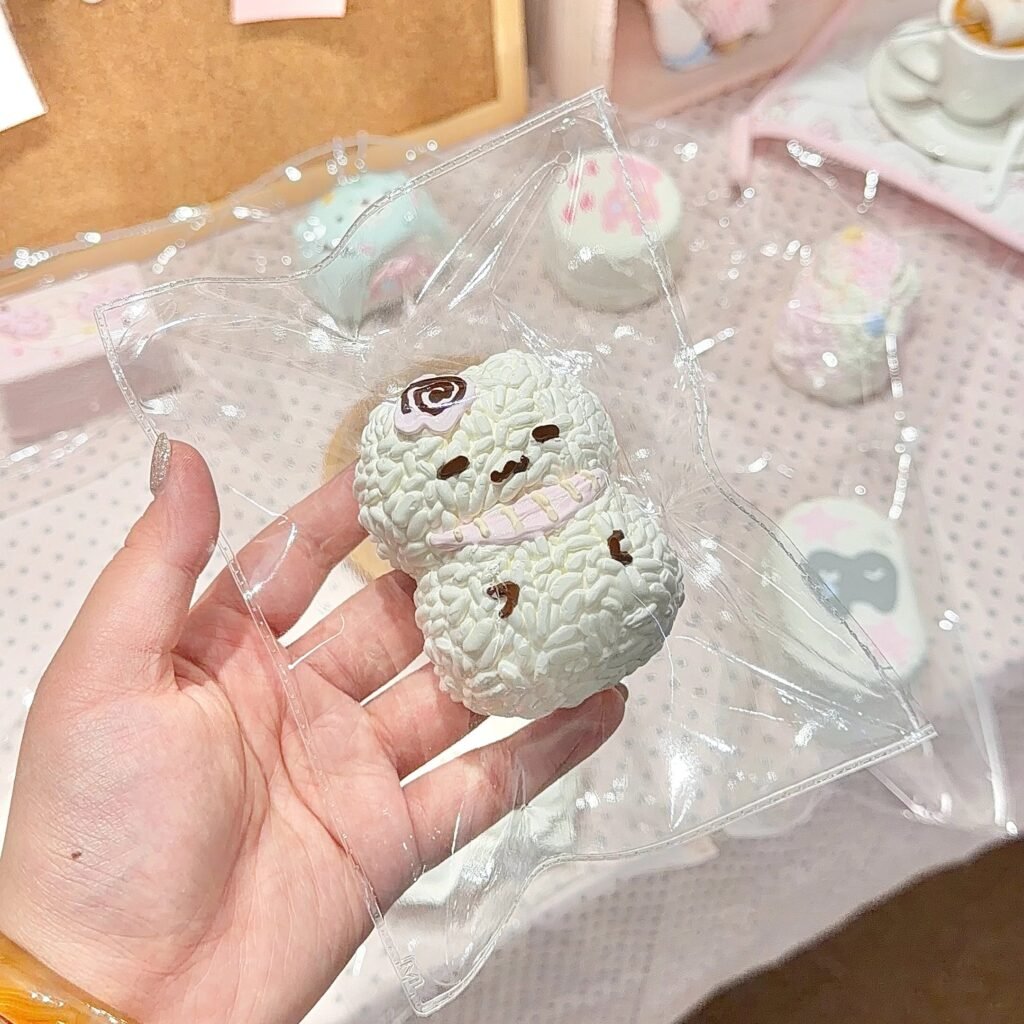 150026 LyingLamb Double Cat Head Rice Balls (Sticky Clay Texture Series) / 躺躺小羊 猫猫头饭团二连（黏糊泥触感系列）