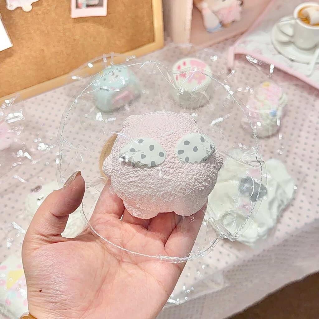 150028 LyingLamb Angel Bear (Sticky Clay Texture Series) / 躺躺小羊 天使小熊(黏糊泥触感系列)