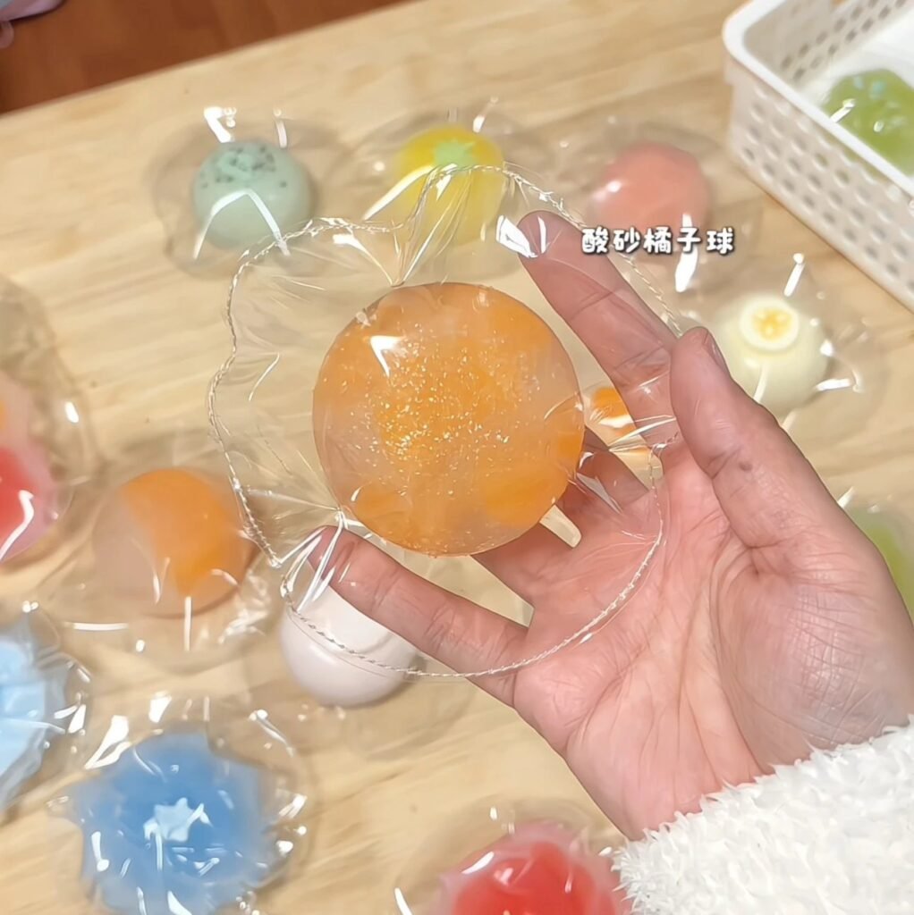 47074 Mango Sour Sugar Mandarin Ball (Dry Resistance Clay Texture Series) / 芒狗狗 酸砂桔子球（干阻泥触感系列）