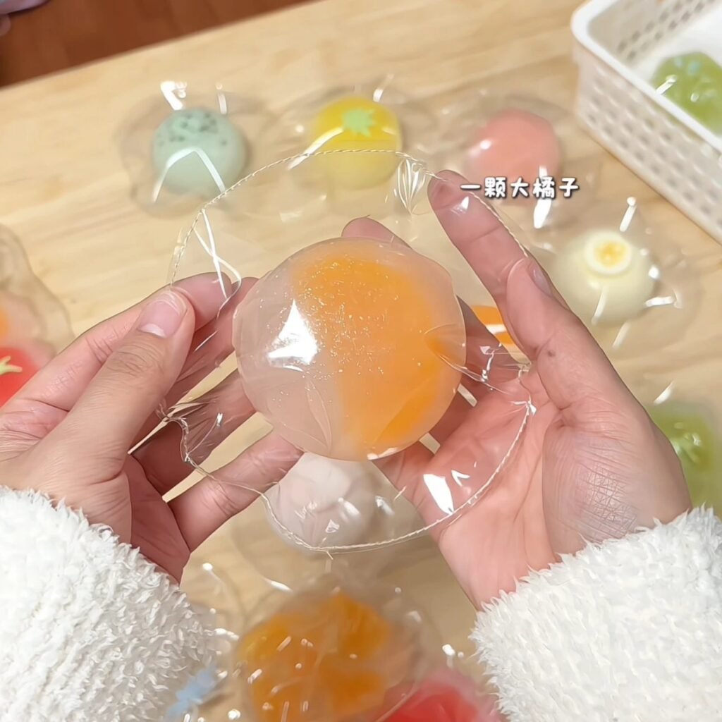 47075 Mango Large Mandarin Orange (Dry Resistance Clay Texture Series) / 芒狗狗 一颗大橘子（干阻泥触感系列）