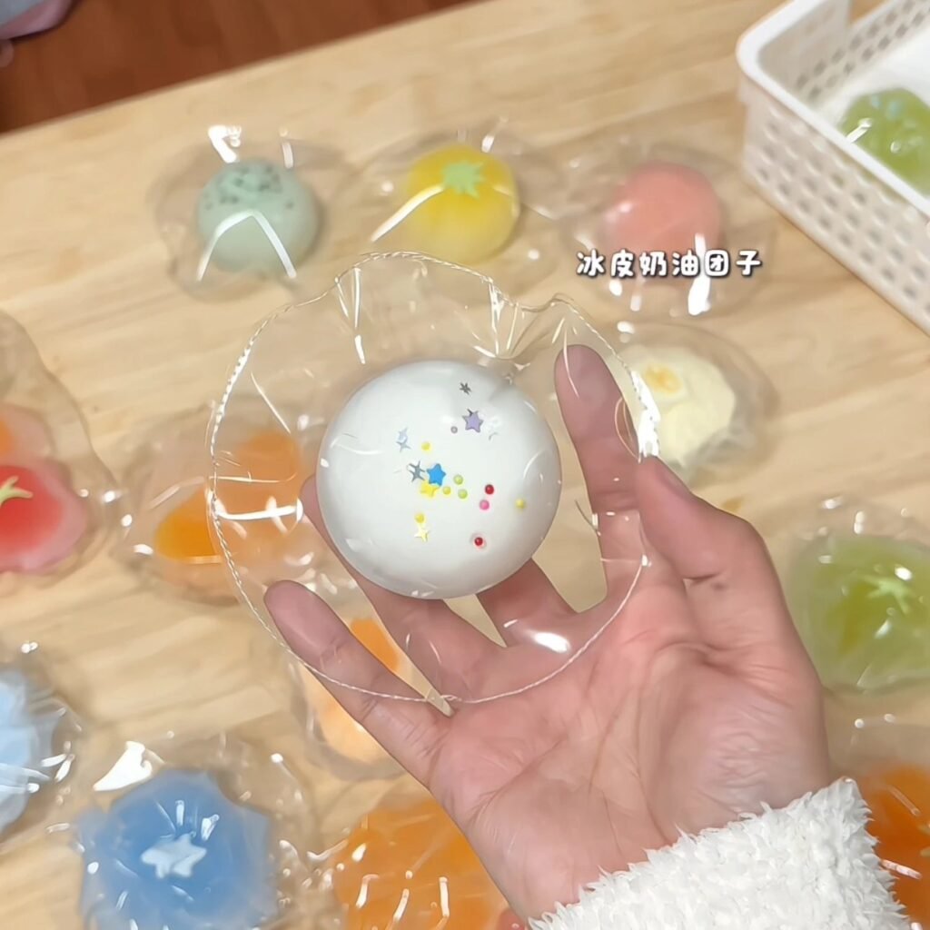 47079 Mango Snow-Skin Cream Dango (Dry Resistance Clay Texture Series) / 芒狗狗 冰皮奶油团子（干阻泥触感系列）