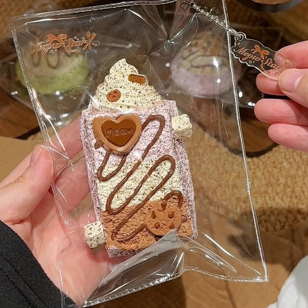 550002 Meow Star Triple Cookie Toast - Strawberry Chocolate (Sweet Potato Clay Texture Series) / Meow Star 三色曲奇吐司（莓巧）（红薯泥触感系列）