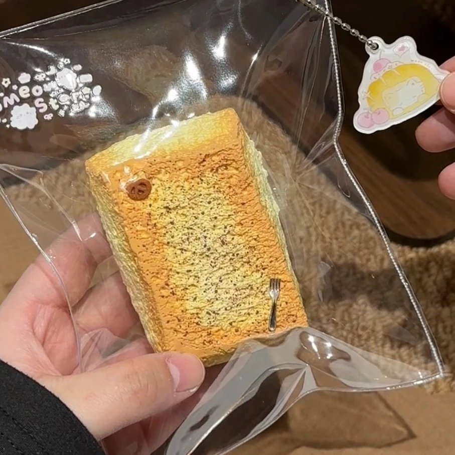 550025 Meow Star Cosmetic Defect No.11 - Toasted Bread (Sweet Potato Clay Texture Series) / Meow Star 11号孤品瑕疵（烤面包）（红薯泥触感系列）