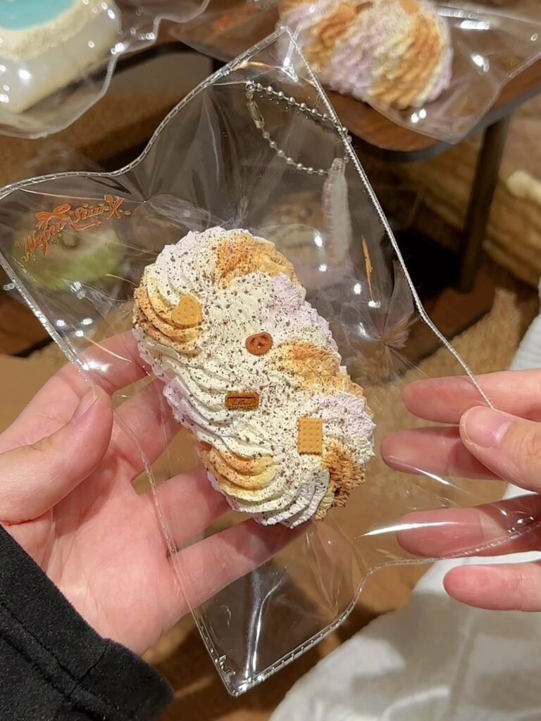 550027 Meow Star Taro Rich Chocolate Cream Bar (Fluffy Cream Clay Texture Series) / Meow Star 香芋浓巧奶油条（蓬松奶油泥触感系列）