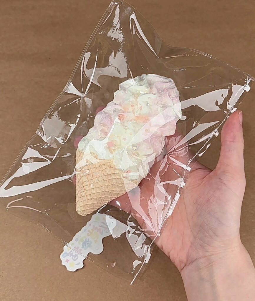 526002 Mianmi Squishy Long Ice Cream (Cotton Clay Texture Series) / 绵密捏 长冰淇淋（绵绵泥触感系列）