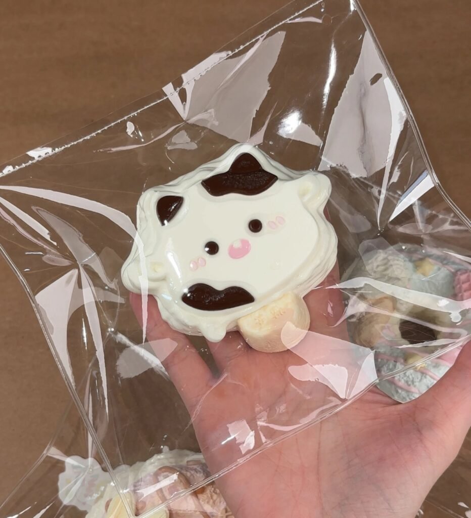 526010 Mianmi Squishy Cow Ice Pop (Thick Cream Texture Series) / 绵密捏 奶牛冰棍（厚奶油触感系列）