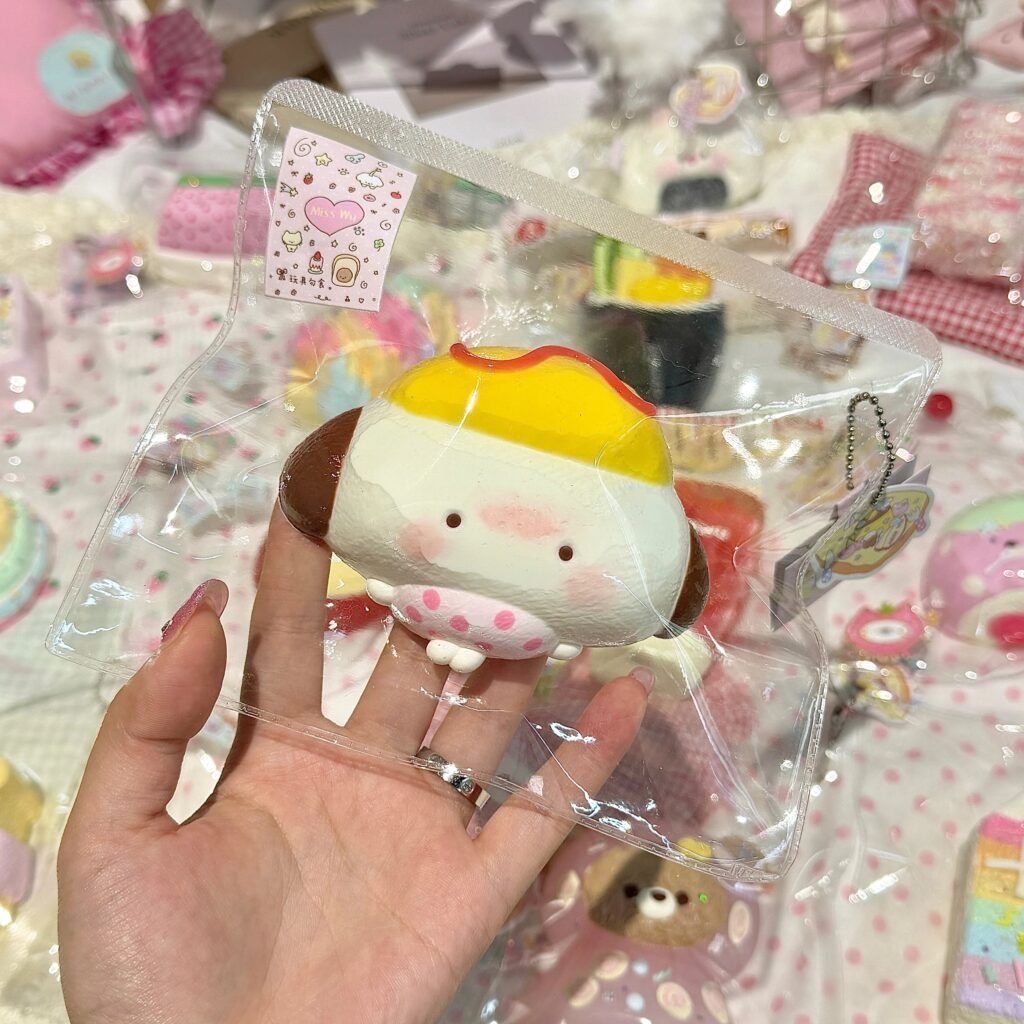 25038 MissWu Dazed Omelet Rice Puppy (Dry Glutinous Cream Texture Series) / MissWu 呆呆蛋包饭小狗(干糯奶油触感系列)