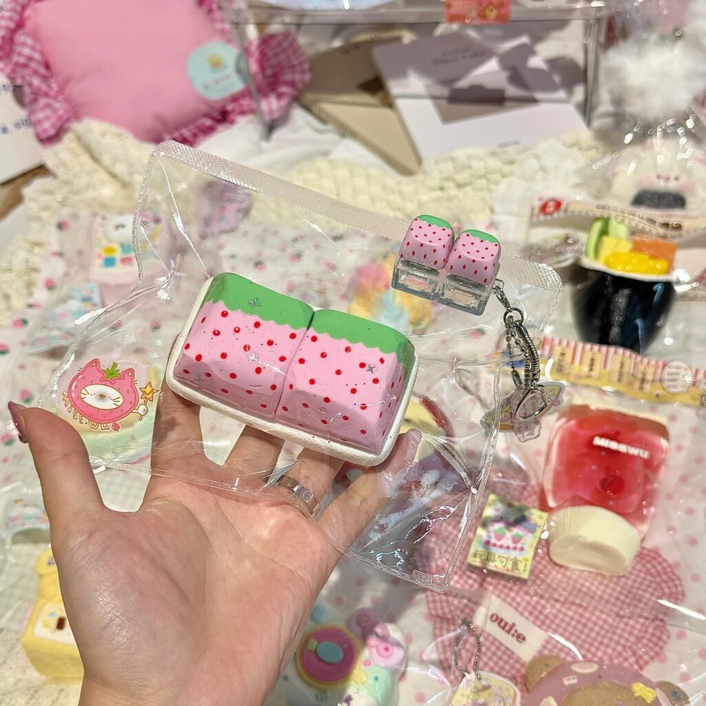 25043 MissWu Strawberry Keyboard (Light Clay Texture Series) / MissWu 草莓键盘(轻粘土触感系列)