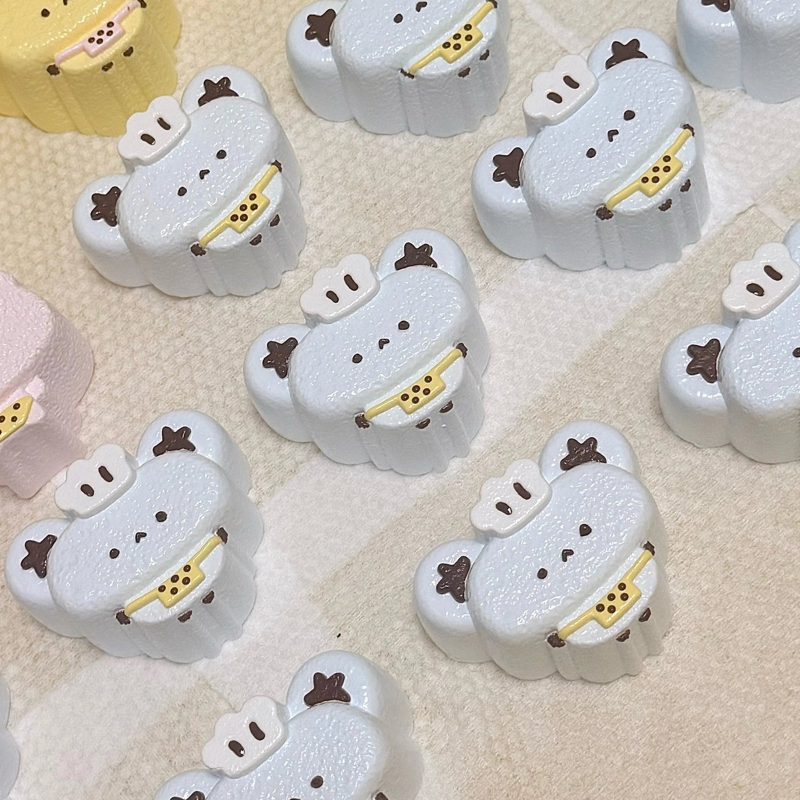 520003 Miao Miao Shop Blue Apron Mouse (Milk Candy Clay 2.0 Texture Series) / Miao miao的小铺 蓝色围裙鼠鼠(2.0奶糖泥触感系列)
