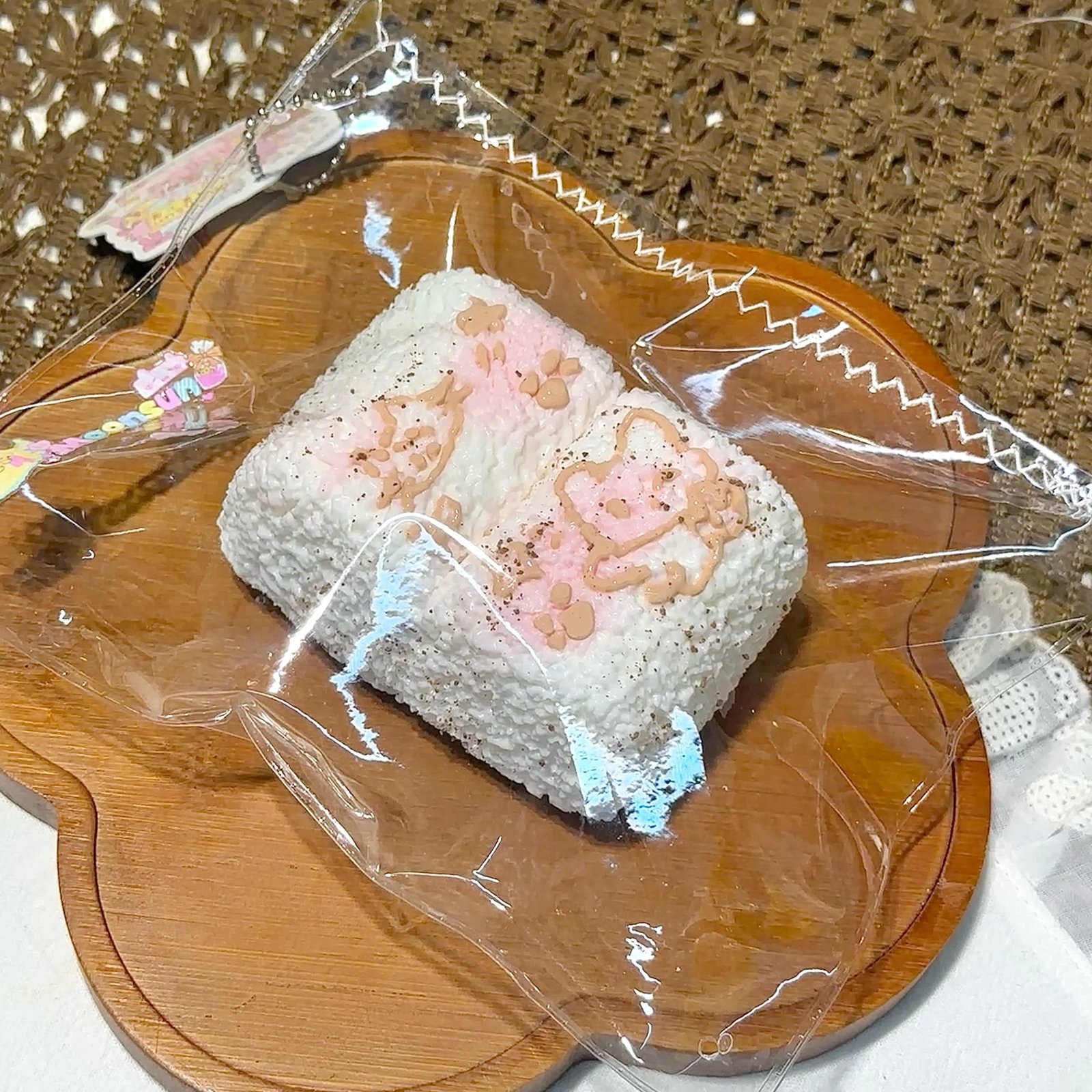 359023 MoonSun Toast Duo (Whipped Cream Clay Texture Series) / 月芽小屋 二连吐司(绵奶油触感系列)