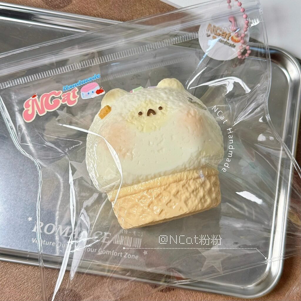 435005 NCat Handmade Hamster Ice Cream Cone (Dry Cream Clay Texture Series) / NCat粉粉 鼠鼠冰激凌甜筒（干奶油泥触感系列）
