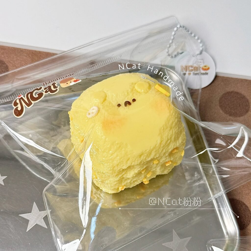 435008 NCat Handmade Hamster Cheese Cube (Dry Cream Clay Texture Series) / NCat粉粉 鼠鼠奶酪小方（干奶油泥触感系列）