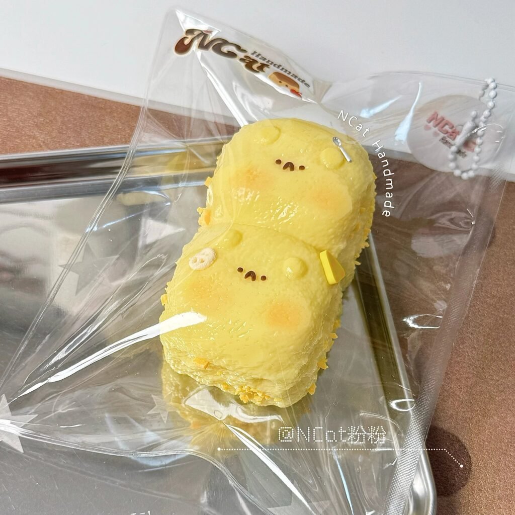 435009 NCat Handmade Hamster Cheese Duo (Dry Cream Clay Texture Series) / NCat粉粉 鼠鼠奶酪二连（干奶油泥触感系列）