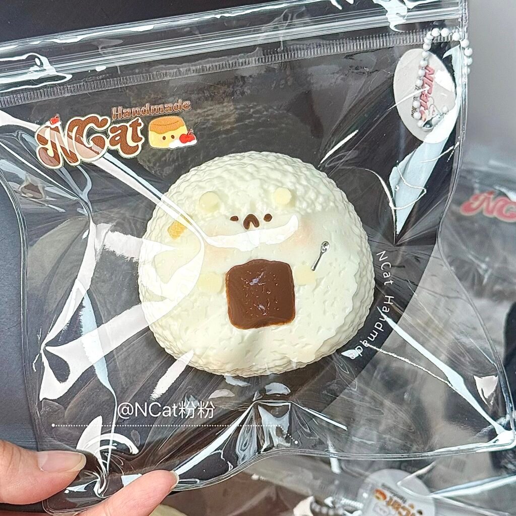 435010 NCat Handmade Hamster Rice Ball (Dry Cream Clay Texture Series) / NCat粉粉 鼠鼠饭团（干奶油泥触感系列）