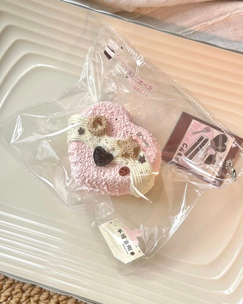 8027 Nicocake Fluffy Heart Cake (Glutinous Rice Clay Texture Series) / Nicocake 绒绒爱心蛋糕(糯米泥触感系列)