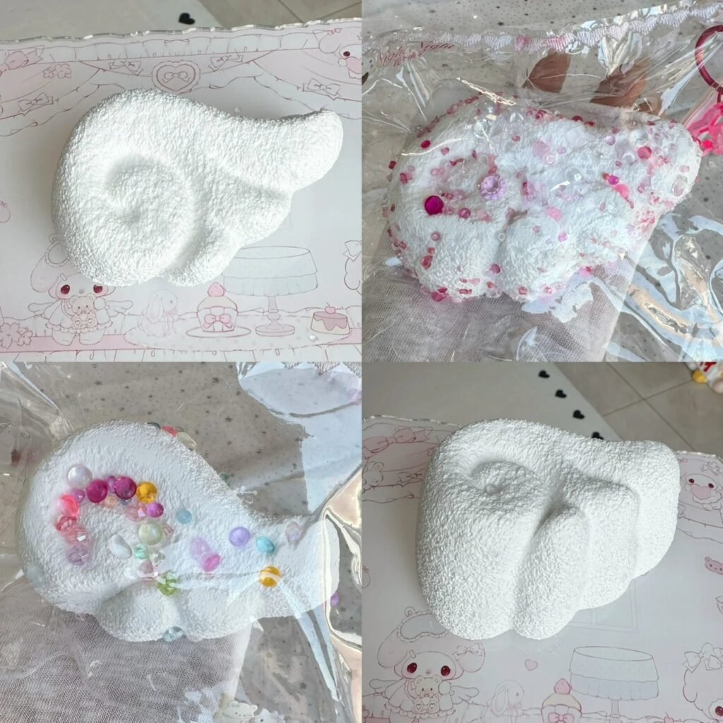 533008 Niege Wanan DIY Large Wings - Super Sparkle (Marshmallow Clay Texture Series) / 捏个晚安 DIY大翅膀·闪爆了（棉花糖泥触感系列）