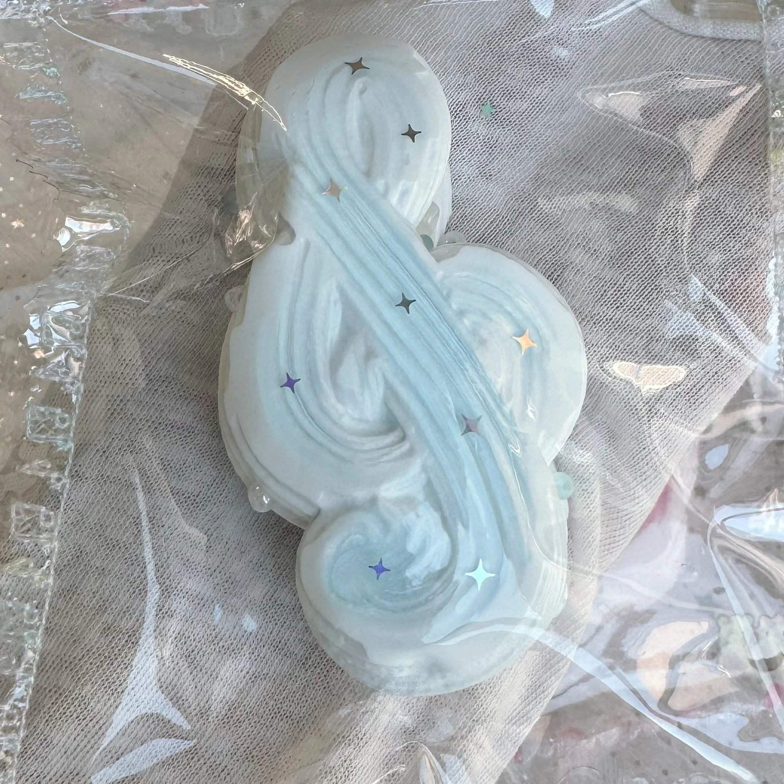 533026 Niege Wanan Music Note - Blue (Marshmallow Clay Texture Series) / 捏个晚安 音符·蓝色(棉花糖泥触感系列)