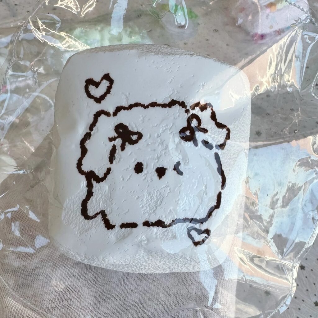 533032 Niege Wanan Puppy Double-Layer Marshmallow (Marshmallow Clay Texture Series) / 捏个晚安 小狗双层棉花糖（棉花糖泥触感系列）